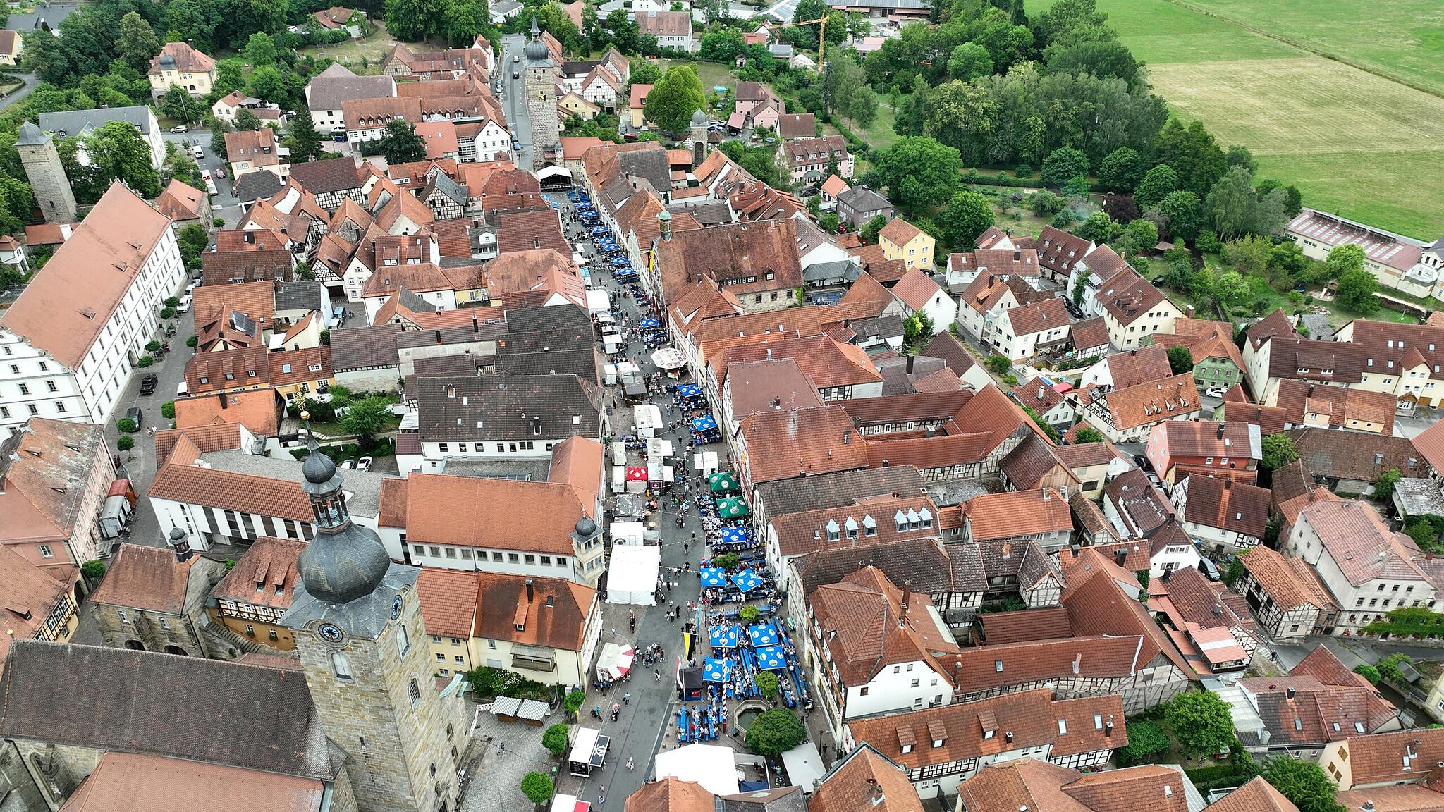 42. Altstadtfest in Ebern: Fast 5000 Gäste beim Auftakt am 22./23. Juli
