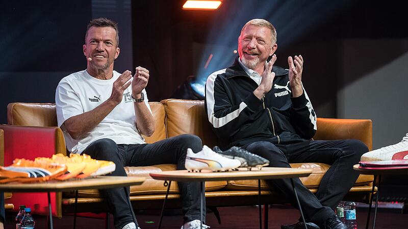 Durften beim 75. Geburtstag von Puma nicht fehlen: Lothar Matthäus (li.) und Boris Becker Durften beim 75. Geburtstag von Puma nicht fehlen: Lothar Matthäus (li.) und Boris Becker