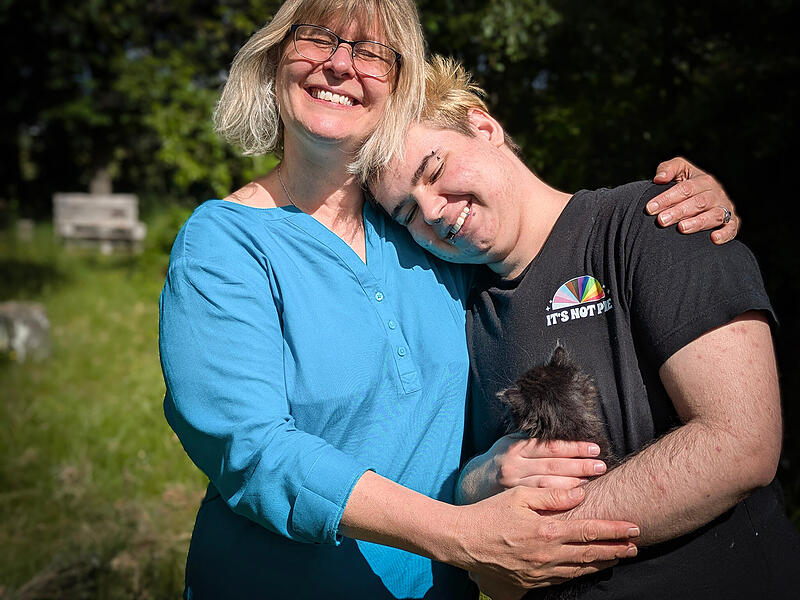 transition und coming-out: Lisa Meyer zu H&ouml;rste und Jason