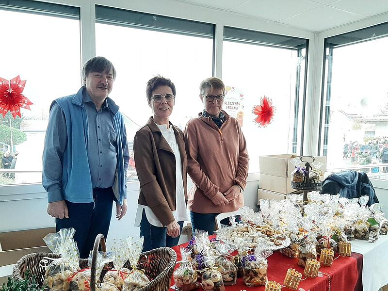Handwerkliches und Selbstgemachtes gab es auf dem Weihnachtsmarkt der Nüdlinger Werkstatt der Lebenshilfe.