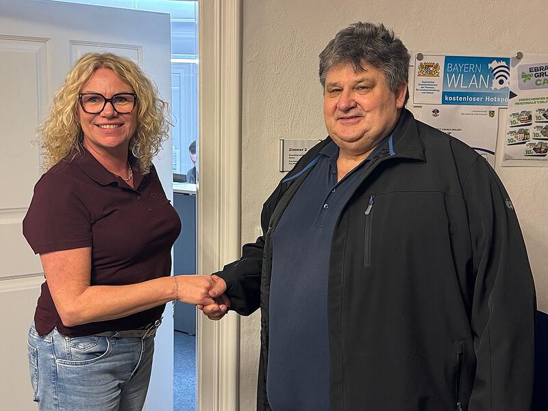 Harrer gratuliert B&uuml;rgermeister Braun