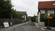 Blick in die Behringersmühler Straße von Richtung Ortsmitte Gößweinstein aus.Forchheim & Fränkische Schweiz Blick in die Behringersmühler Straße von Richtung Ortsmitte Gößweinstein aus.