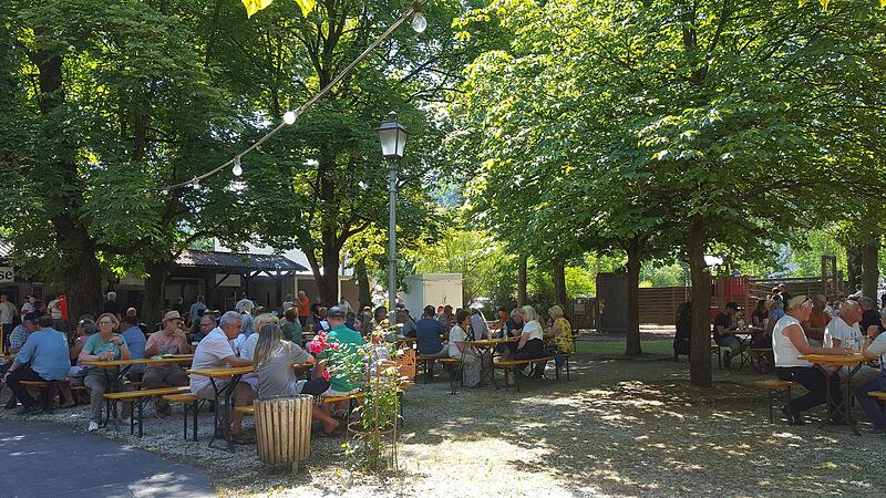 Der Mönchshof-Biergarten