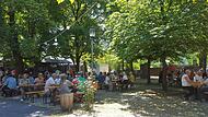 Der Mönchshof-Biergarten