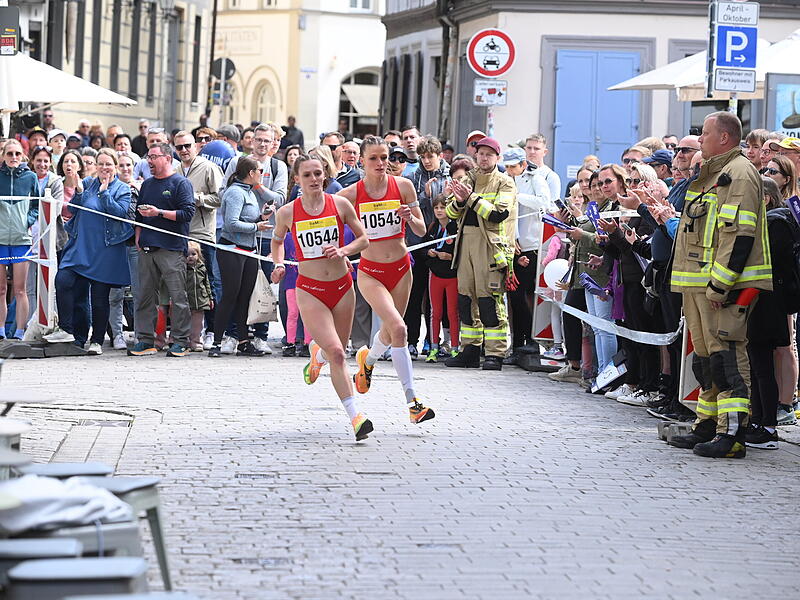 Weltkulturerbelauf 2025:  4,1 Kilometer mussten die Jugendlichen beim Bambit-Sch&uuml;lerlauf zur&uuml;cklegen.