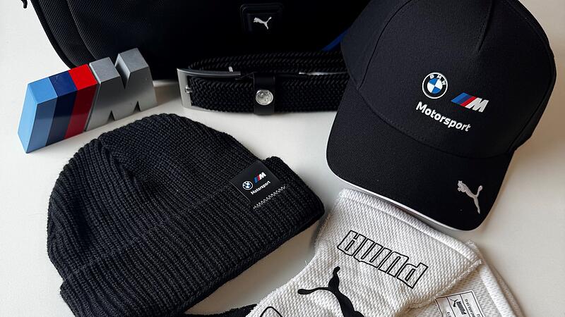 Das und noch vieles mehr stellt PUMA für BMW M Motorsport her. Das und noch vieles mehr stellt PUMA für BMW M Motorsport her.