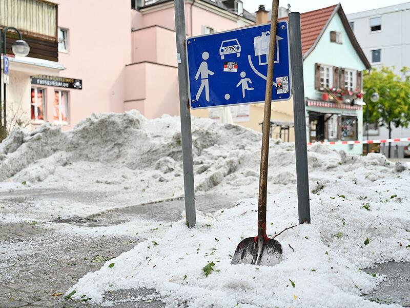 Unwetter in Baden-Württemberg - Hagel Unwetter in Baden-Württemberg - Hagel