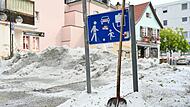 Unwetter in Baden-W&uuml;rttemberg - Hagel