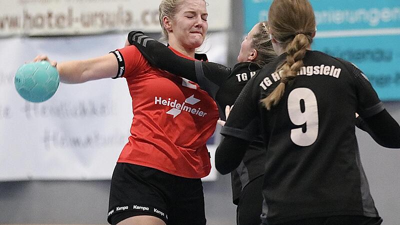 Energisch und durchsetzungsstark: Emily Kraft vom FC Bad Brückenau scheut keinen auch noch so schmerzhaften Zweikampf.