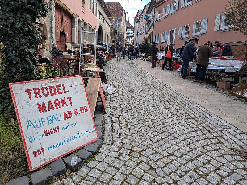 Die Finstere Gasse - noch immer gesperrt - lud dennoch zum Bummeln ein.