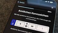Hinzufügen des Fahrzeugscheins in die i-Kfz-App