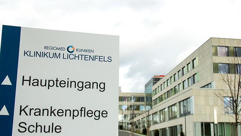 D&uuml;stere Wolken stehen &uuml;ber dem Lichtenfelser Krankenhaus &ndash; die Zukunft ist uzngewiss.