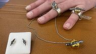 Schmuckstück Coburger Bratwurst Schmuck
