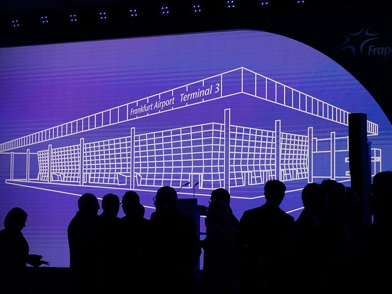 Er&ouml;ffnung Terminal 3 am Frankfurter Flughafen