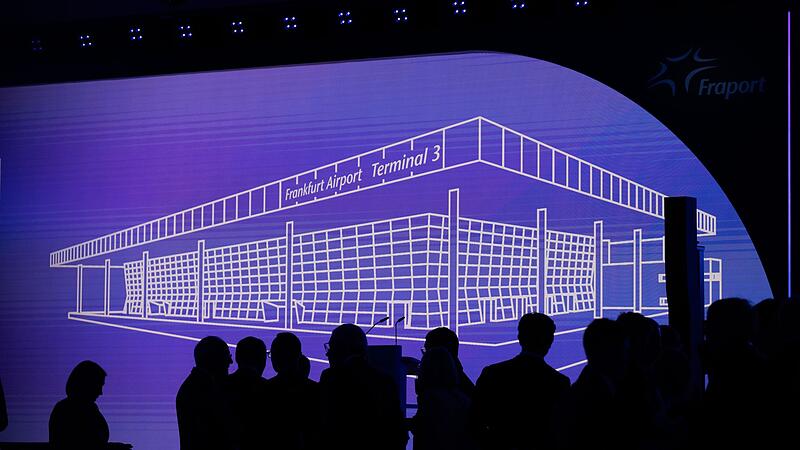 Er&ouml;ffnung Terminal 3 am Frankfurter Flughafen