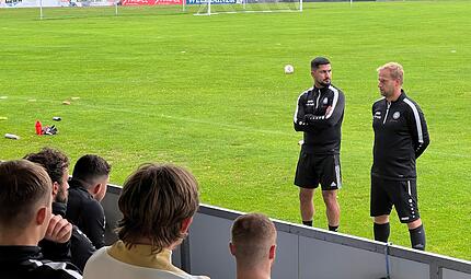 Beim Abschlusstraining am Dienstag waren Jakob Engelmann (r.) und Ertan Sener noch guten Mutes.