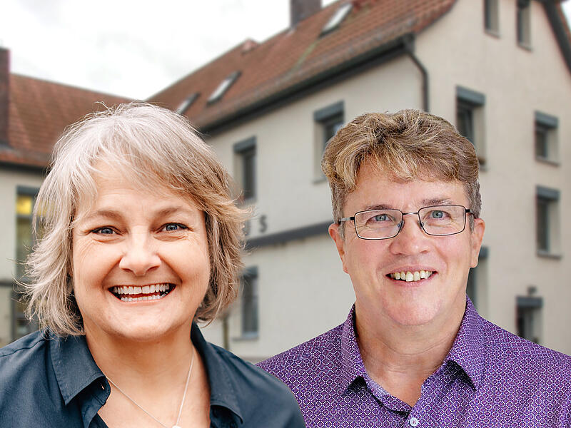 Nina Liebermann und Roland Pontes haben Ambitionen f&uuml;r das B&uuml;rgermeisteramt im Itzgrund.
