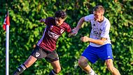 Die Oesdorfer um Yusef Omar (l.) haben die SGV Nürnberg-Fürth am Mittwoch mit 1:0 bezwungen. Sportfoto ZinkForchheim & Fränkische Schweiz Die Oesdorfer um Yusef Omar (l.) haben die SGV Nürnberg-Fürth am Mittwoch mit 1:0 bezwungen. Sportfoto ZinkForchheim & Fränkische Schweiz