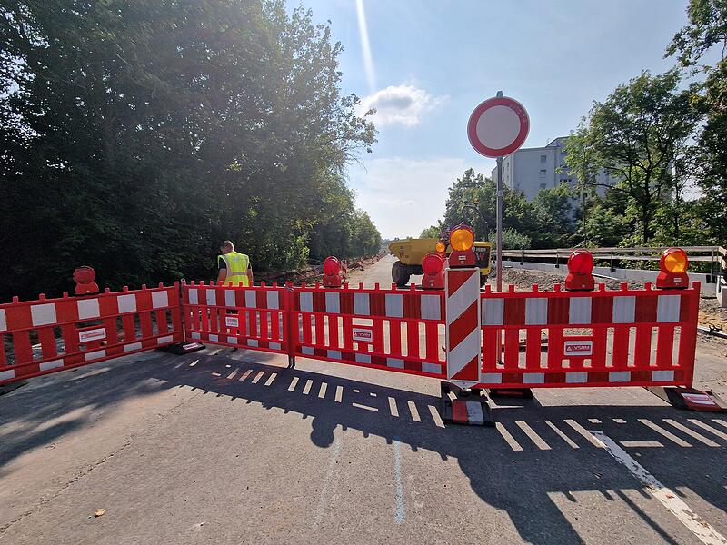 Zeitweise mussten Abschnitte des Nordrings komplett f&uuml;r den Verkehr gesperrt werden.