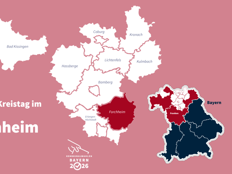 Wer vertritt den Landkreis Forchheim k&uuml;nftig im Kreistag? Die gro&szlig;e &Uuml;bersicht.