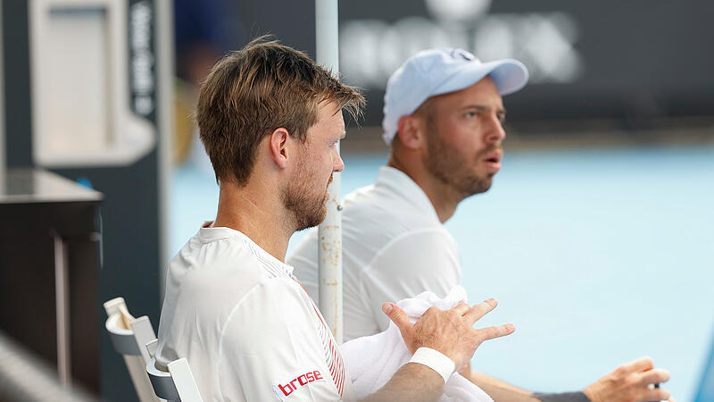 Kevin Krawietz  und Tim P&uuml;tz konnten Kr&auml;fte sparen: Weil Altmeister Andy Murray sich im Einzelwettbewerb verletzte, zog Deutschlands Spitzendoppel in Miami kampflos ins Viertelfinale ein.