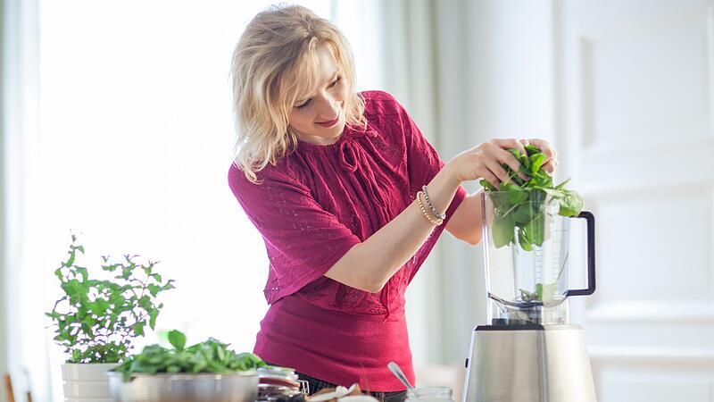 Zubereitung von Smoothies