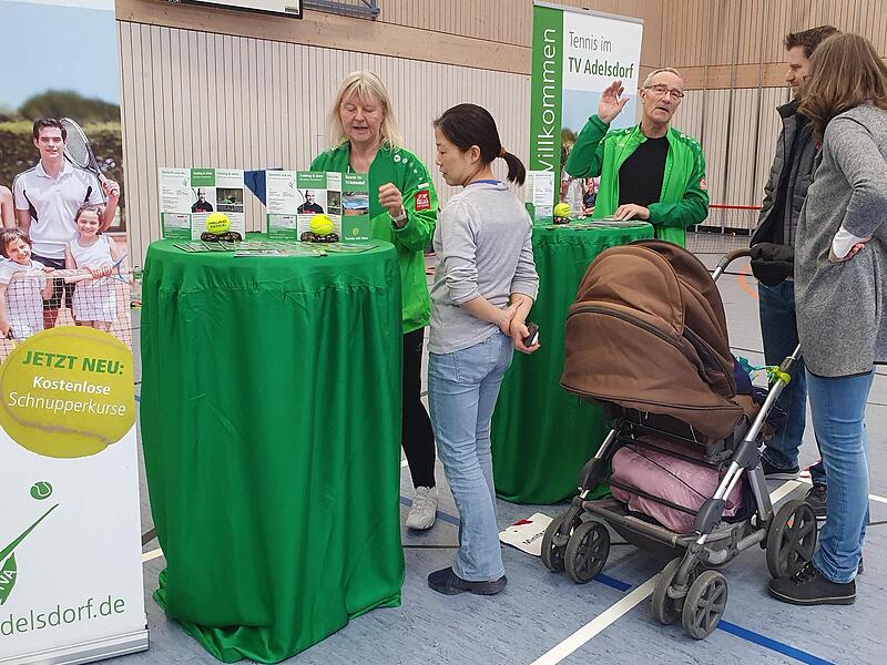 Der Stand des Tennisvereins