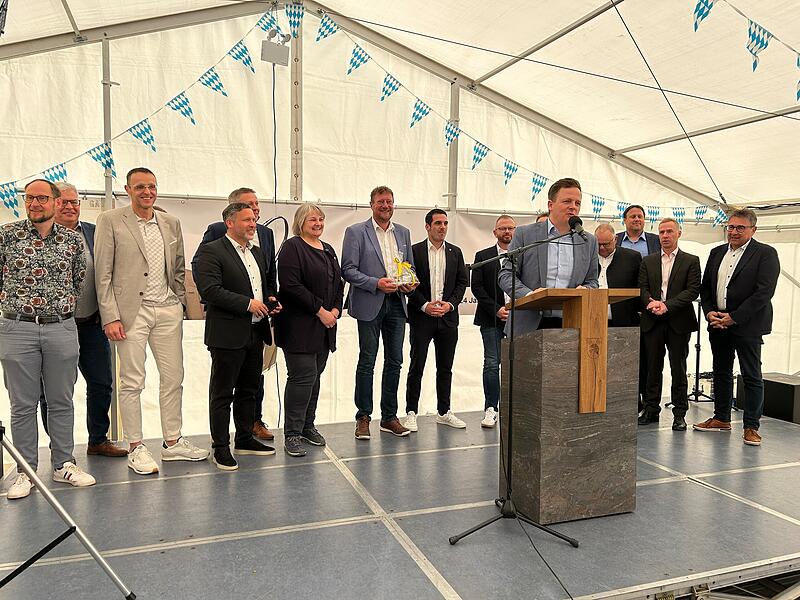 Verabschiedung von B&uuml;rgermeister Bernd Reisenweber in Ebersdorf bei Coburg