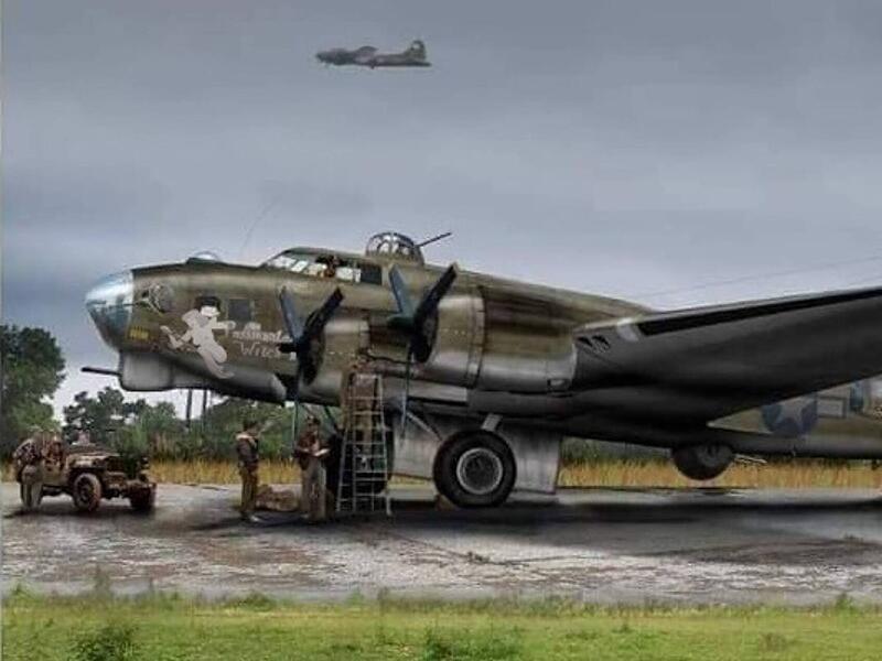 B-17 Absturz in Hassenberg 1944