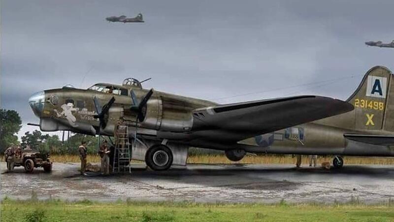 B-17 Absturz in Hassenberg 1944