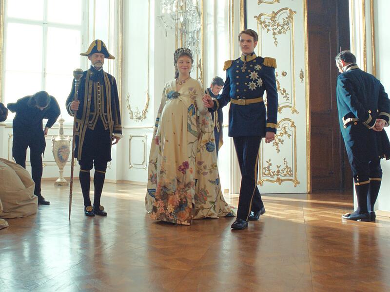 Sisi und Franz: Szenenbild aus der Netflix-Erfolgsserie "Die Kaiserin"