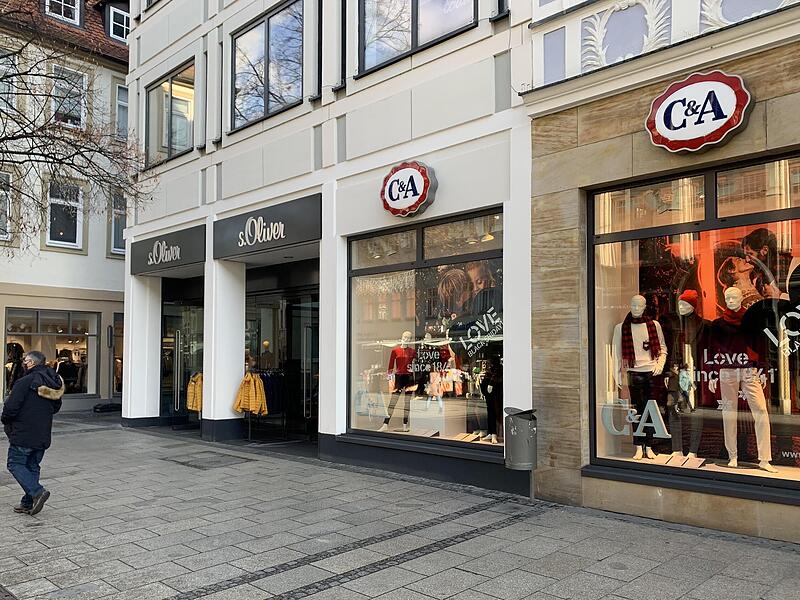 Ende 2020 war Schluss: Die Bekleidungsgesch&auml;fte &bdquo;s. Oliver&ldquo; und &bdquo;C&A&ldquo; verlie&szlig;en gemeinsam die Coburger Fu&szlig;g&auml;ngerzone.