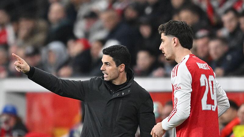 Mikel Arteta und Kai Havertz