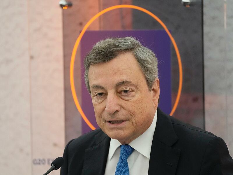 Mario Draghi, Premierminister von Italien