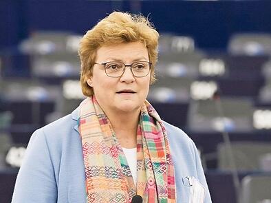 Die Europaabgeordnete Monika Hohlmeier im Parlament