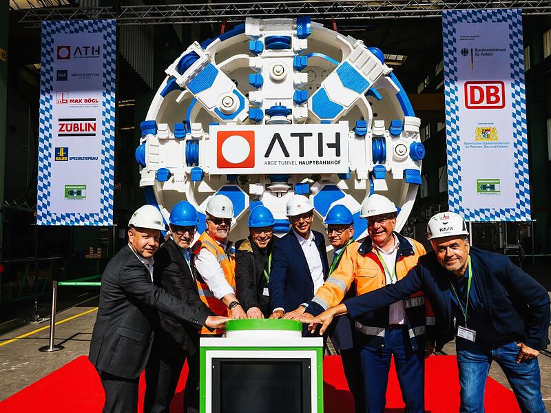Tunnelbaumaschine für die zweite Münchener Stammstrecke Tunnelbaumaschine für die zweite Münchener Stammstrecke