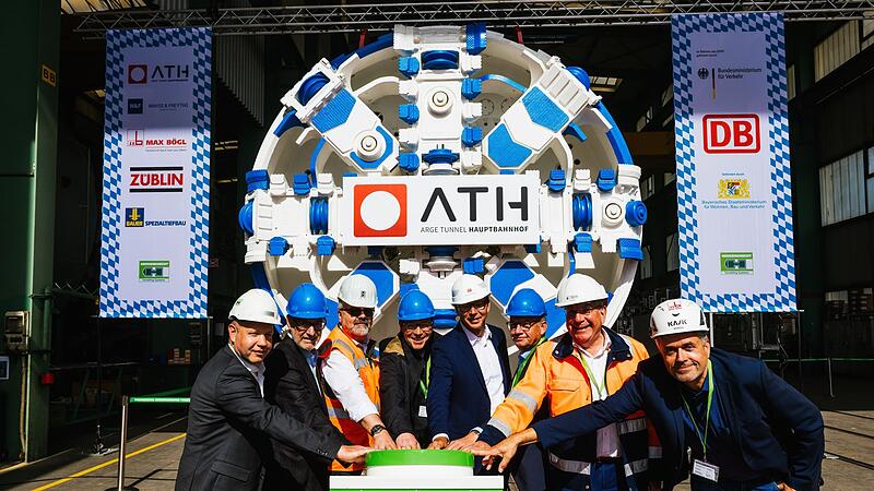 Tunnelbaumaschine f&uuml;r die zweite M&uuml;nchener Stammstrecke