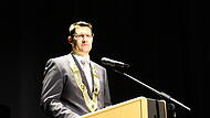 Coburger Oberb&uuml;rgermeister Dominik Sauerteig (SPD)
