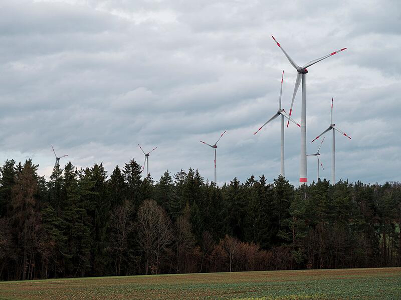 Windkraftanlagen im Lindenhardter Forst