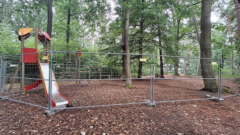Sperrung Spielplatz AnnafestForchheim & Fränkische Schweiz