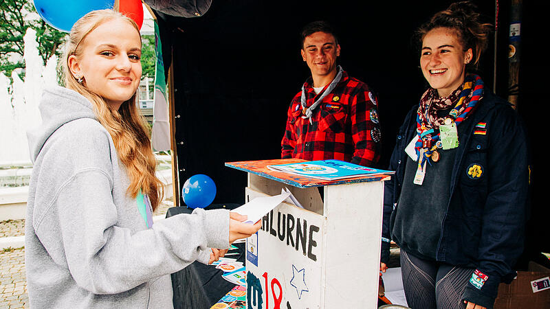 U-18-Bundestagswahl 2023 in Ottobrunn