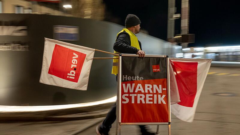 Verdi-Warnstreik im Nahverkehr - M&uuml;nchen