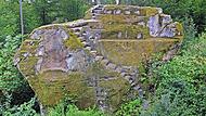 Die Ruine Rotenhan bezeichnete Kreisheimatpflegerin Christiane Tangermann als einmaliges Denkmal, weil es aus Stein gehauen ist.