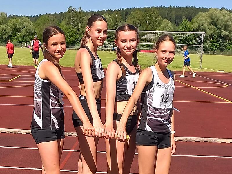 Das neu formierte Staffelteam des TSV Bad Rodach holte Bronze.