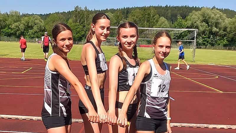 Das neu formierte Staffelteam des TSV Bad Rodach holte Bronze.