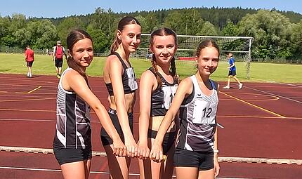 Das neu formierte Staffelteam des TSV Bad Rodach holte Bronze.
