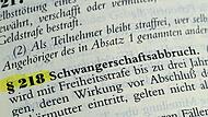 Strafgesetzbuch zum Schwangerschaftsabbruch
