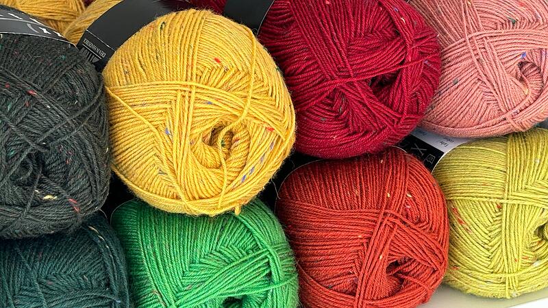Bunte Welt: Bei Petra Kopp gibt es Wolle aus verschiedenen Materialien in allen denkbaren Farben.