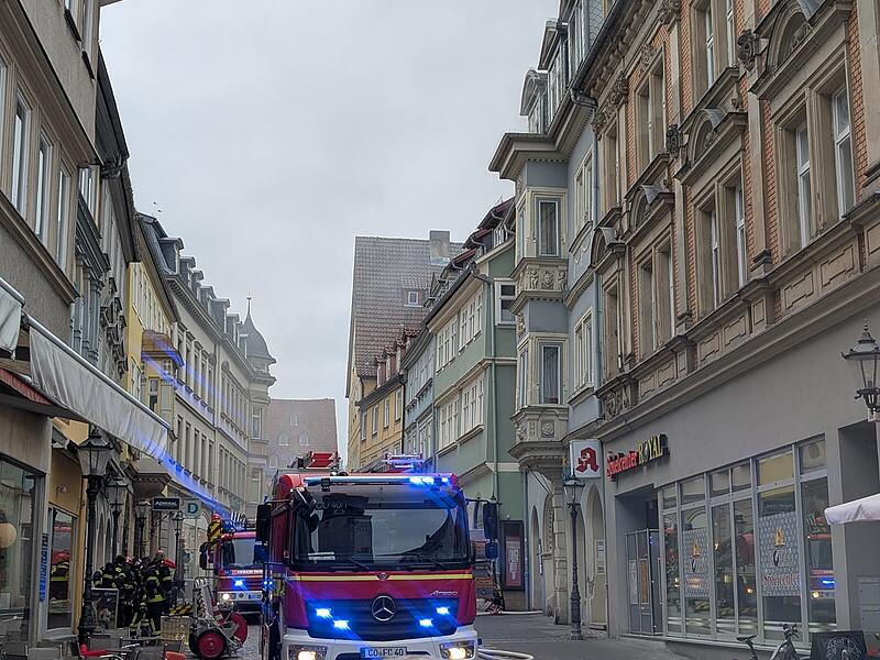 Coburg: Feuerwehreinsatz bei Brand in historischer Altstadt