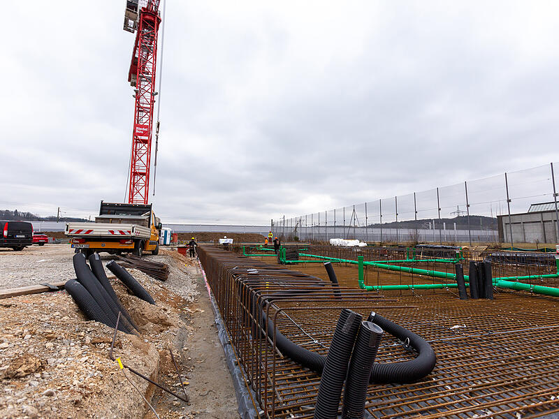 Neubau Arche Forchheim-NordForchheim & Fränkische Schweiz Auf der Baustelle in der Pestalozzistraße wird bereits gewerkelt. Ende des Jahres soll der Rohbau stehen.